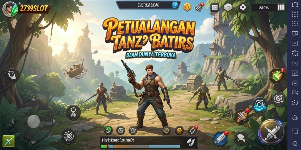 Tampilan menarik dari gameplay 2739SLOT dalam dunia terbuka yang luas.