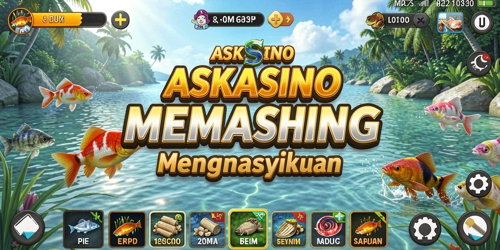 Tangkapan terbaik dalam ASKASINO menunjukkan keindahan dan keseruan gameplay Fishing.