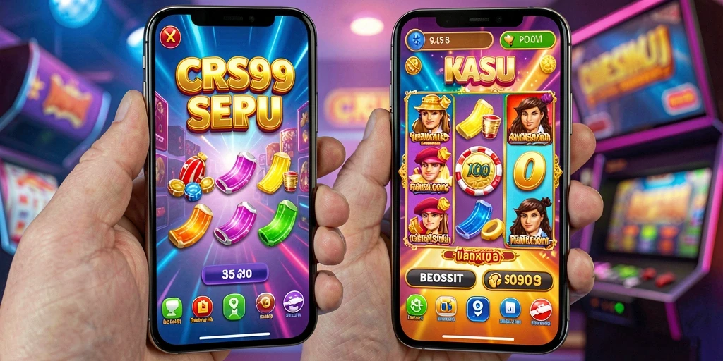 Tampilan gameplay menakjubkan dari CRS99 dengan berbagai tema Slot.