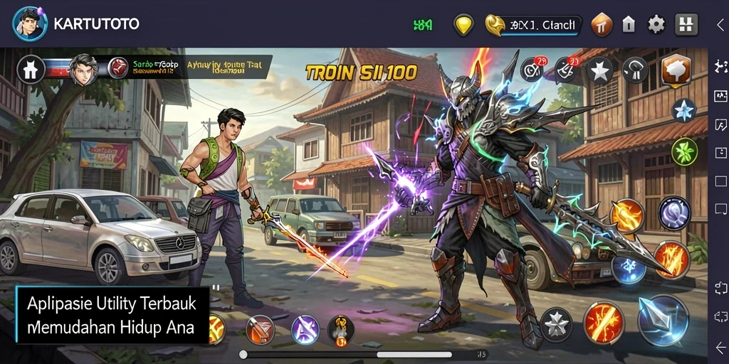 Screenshot tampilan antarmuka KARTUTOTO yang memudahkan penggunaan aplikasi Utility.