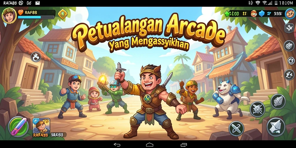 Screenshot utama RAFA88 menampilkan aksi gameplay yang mendebarkan.